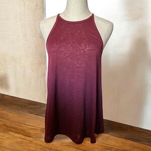 Athleta Burgundy Halter Top